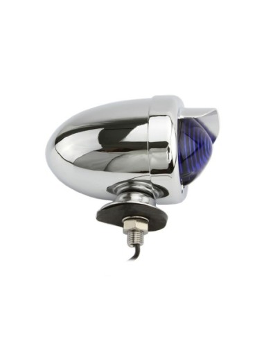 Rear Dummy Light Bullet Chrome/Blue.